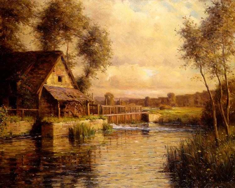 Louis Aston Knight Old Mill in Normandy